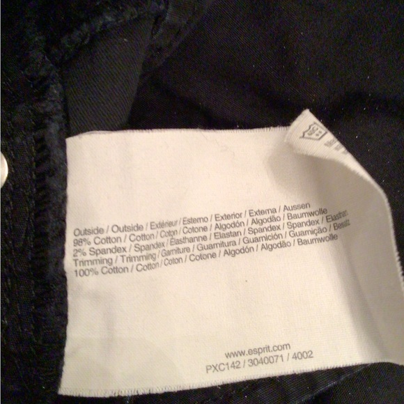 ESPRIT Black Straight Cotton Pants - US 6 *BUNDLE OFFER* - Picture 5 of 7